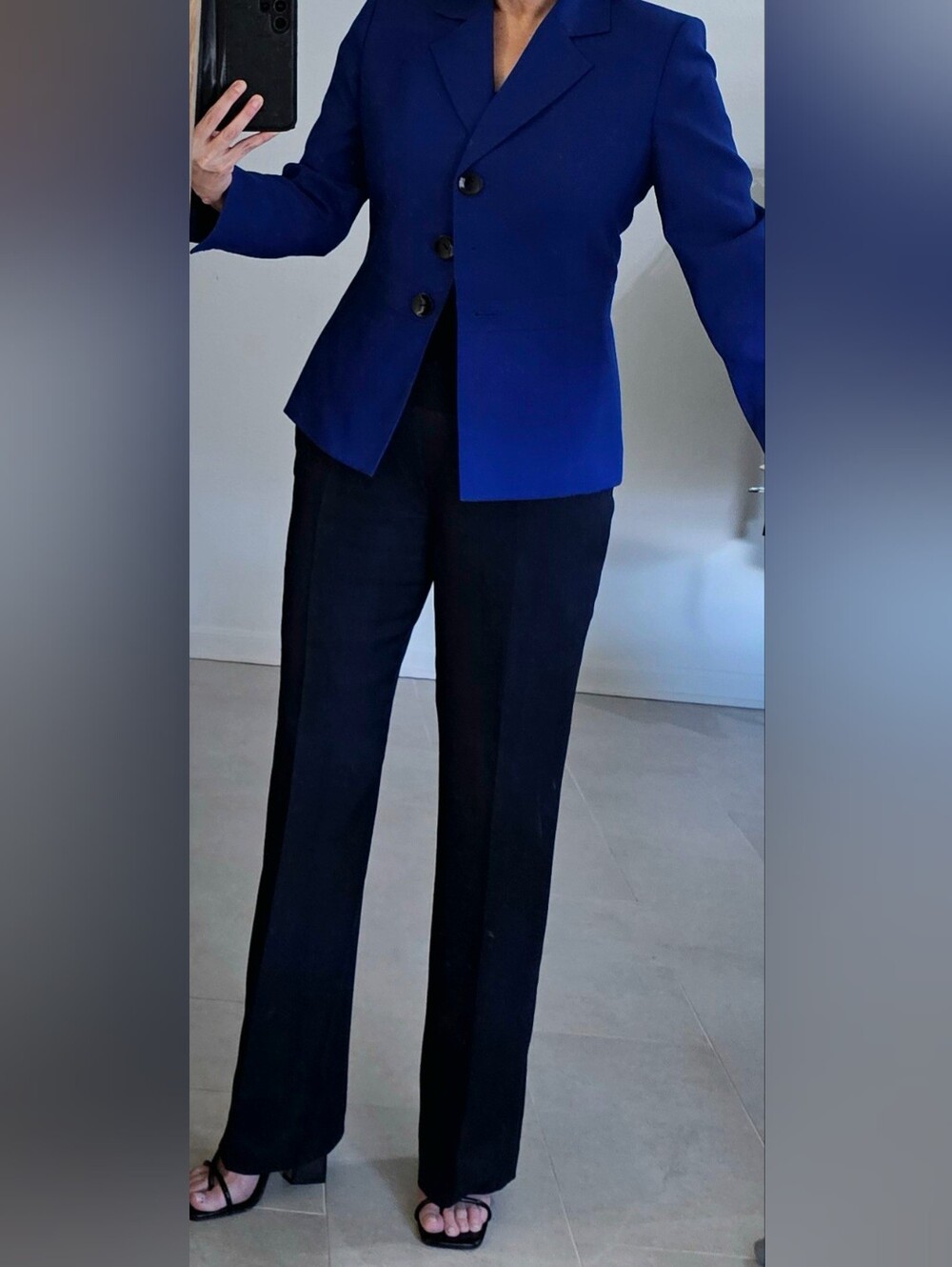 Le Suit Deep Blue Blazer with Trousers 10